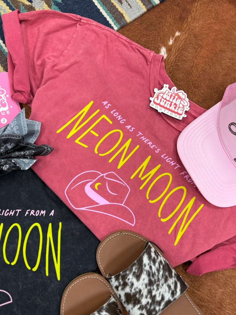 As Long As There's Light from A Neon Moon Graphic Tee - RedS