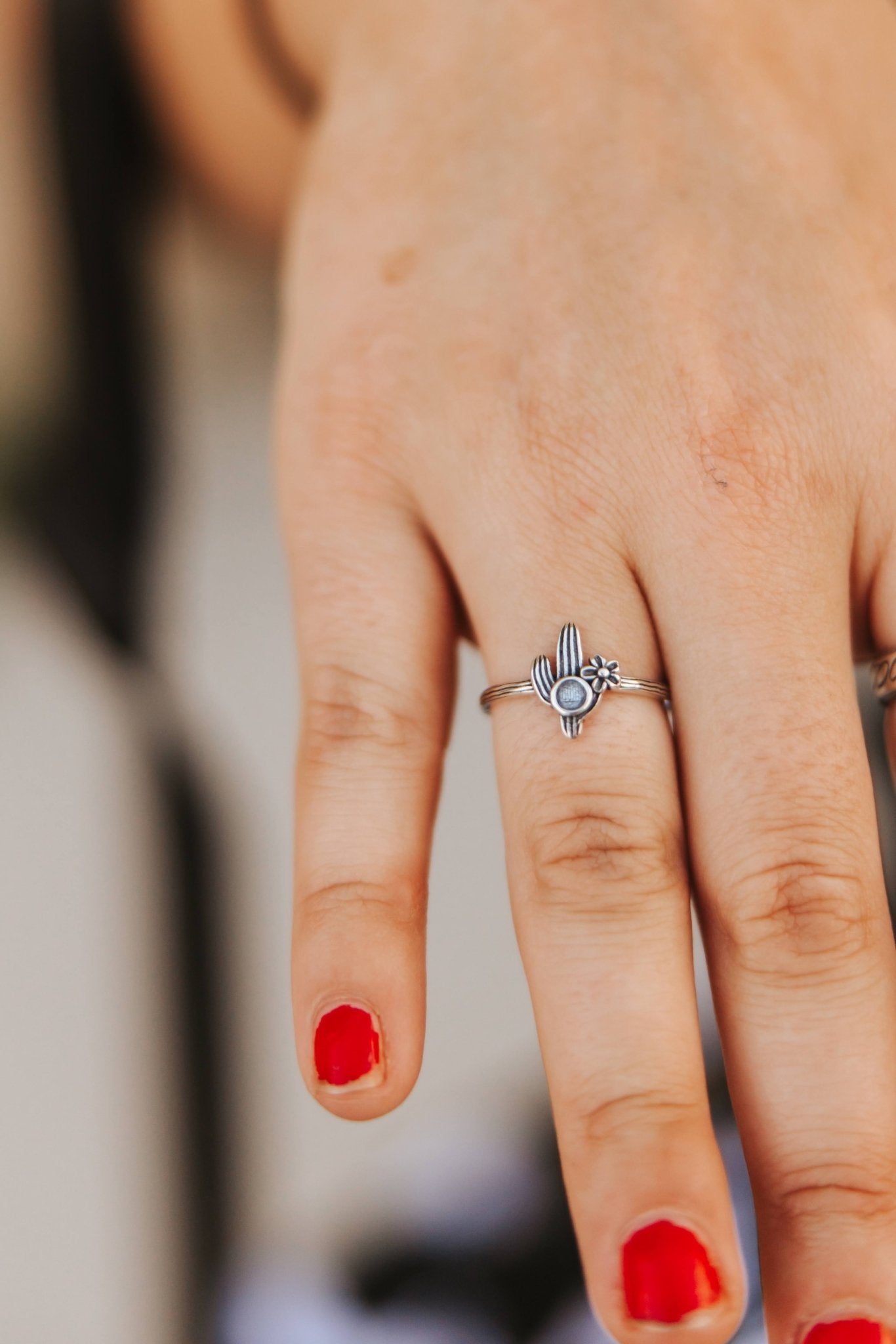 Authentic Cactus Flower Ring6