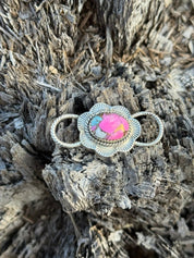 Authentic Cotton Candy Concho Bloom Scarf Slide Charm
