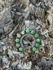 Authentic Crescent Naja PendantsGreen Jasper
