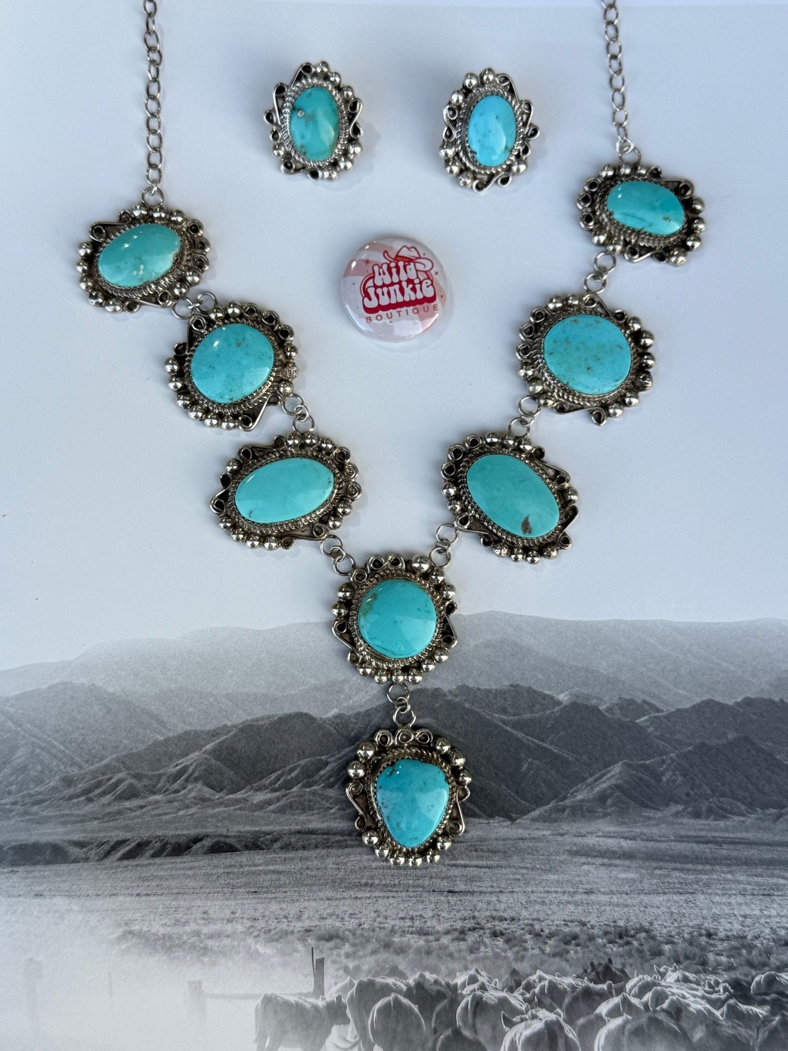 Authentic Desert Radiance Authentic Turquoise Jewelry Set