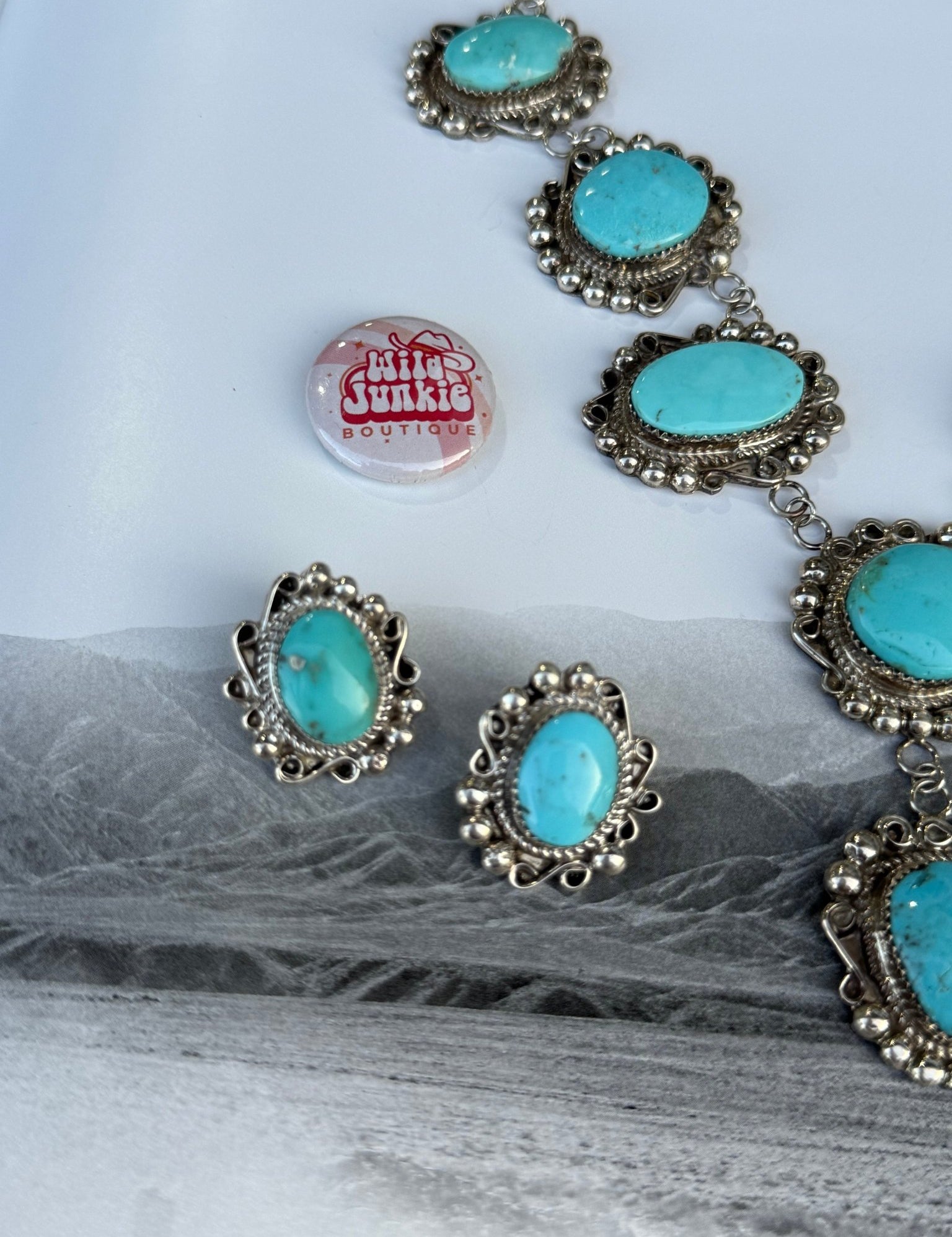 Authentic Desert Radiance Authentic Turquoise Jewelry Set