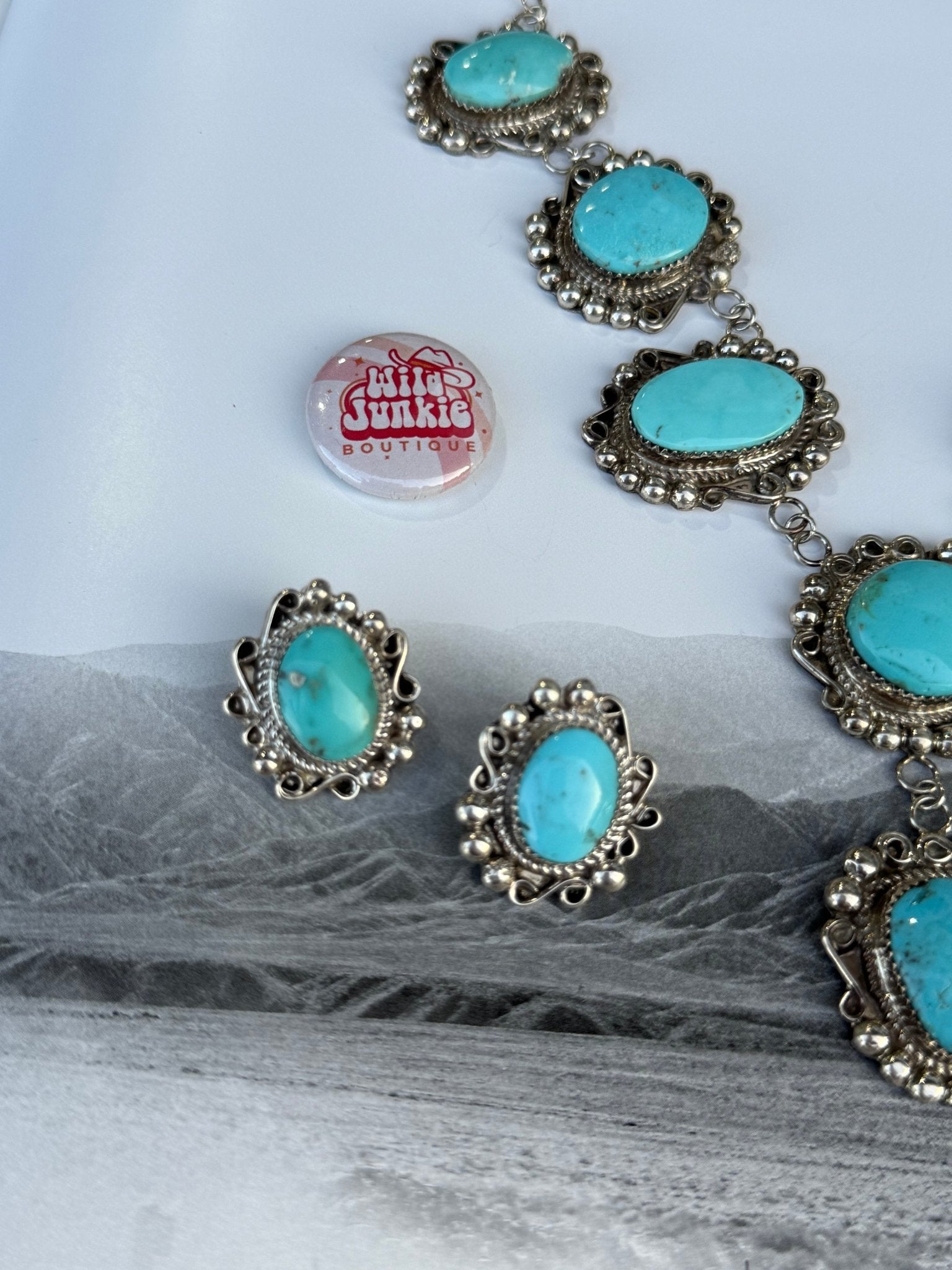 Authentic Desert Radiance Authentic Turquoise Jewelry Set