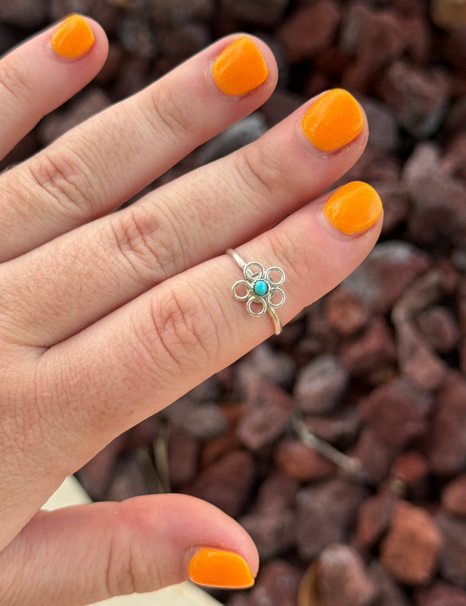 Authentic Floral Turquoise Ring6
