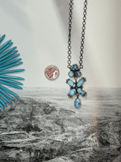 Authentic Golden Hills Turquoise Cluster Necklace