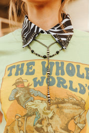 Authentic Graduated Pearl Lariat Necklace3 - 6mm