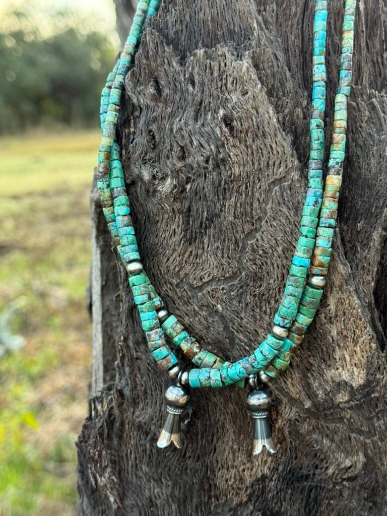 Authentic Heishi Turquoise Beaded Choker