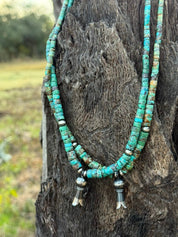 Authentic Heishi Turquoise Beaded Choker