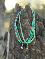 Authentic Heishi Turquoise Beaded Choker