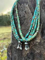 Authentic Heishi Turquoise Beaded Choker