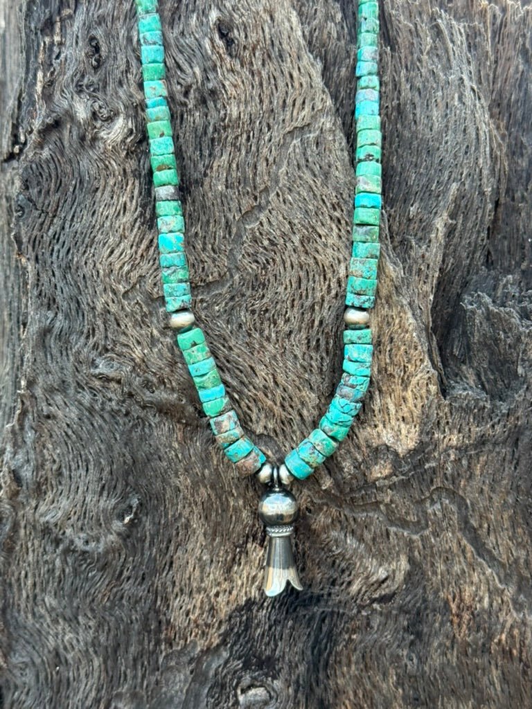 Authentic Heishi Turquoise Beaded Choker