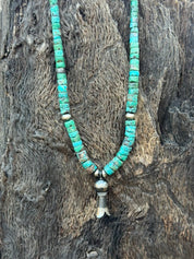 Authentic Heishi Turquoise Beaded Choker