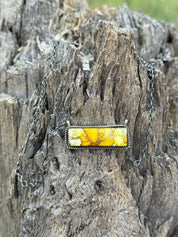 Authentic Honey Dahlia Bumblebee Turquoise Bar Necklace