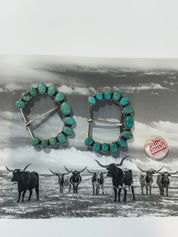 Authentic Kingman Turquoise Belt Buckle