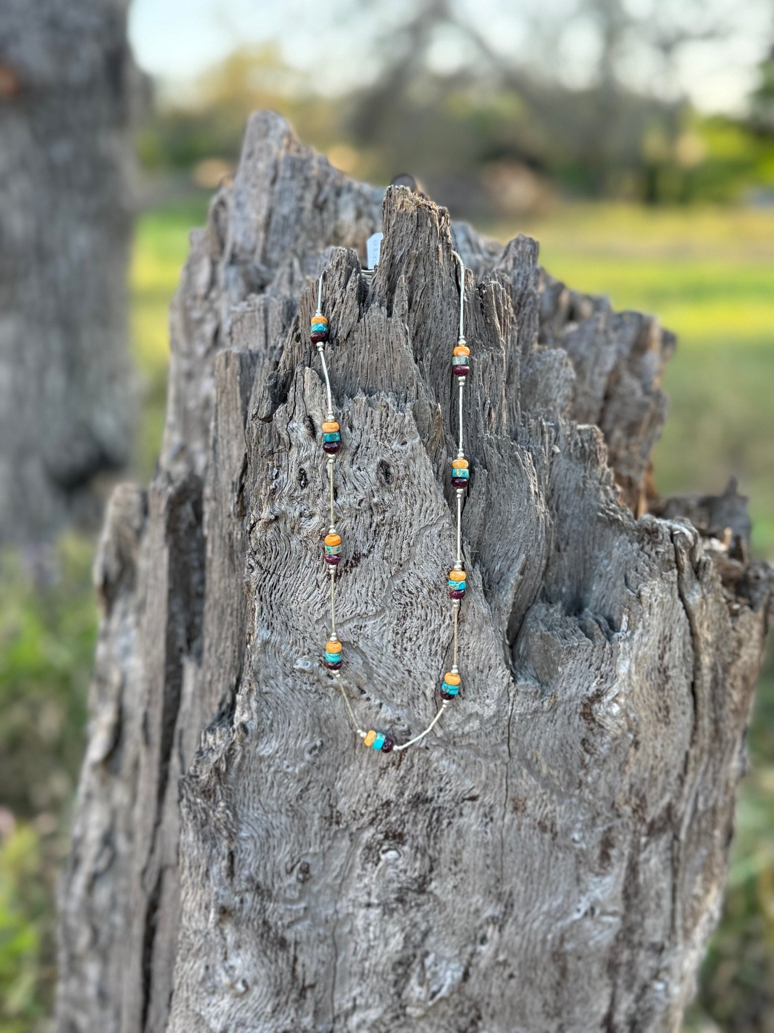 Authentic Multi - beaded Necklace