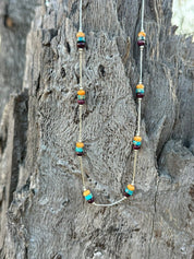 Authentic Multi - beaded Necklace