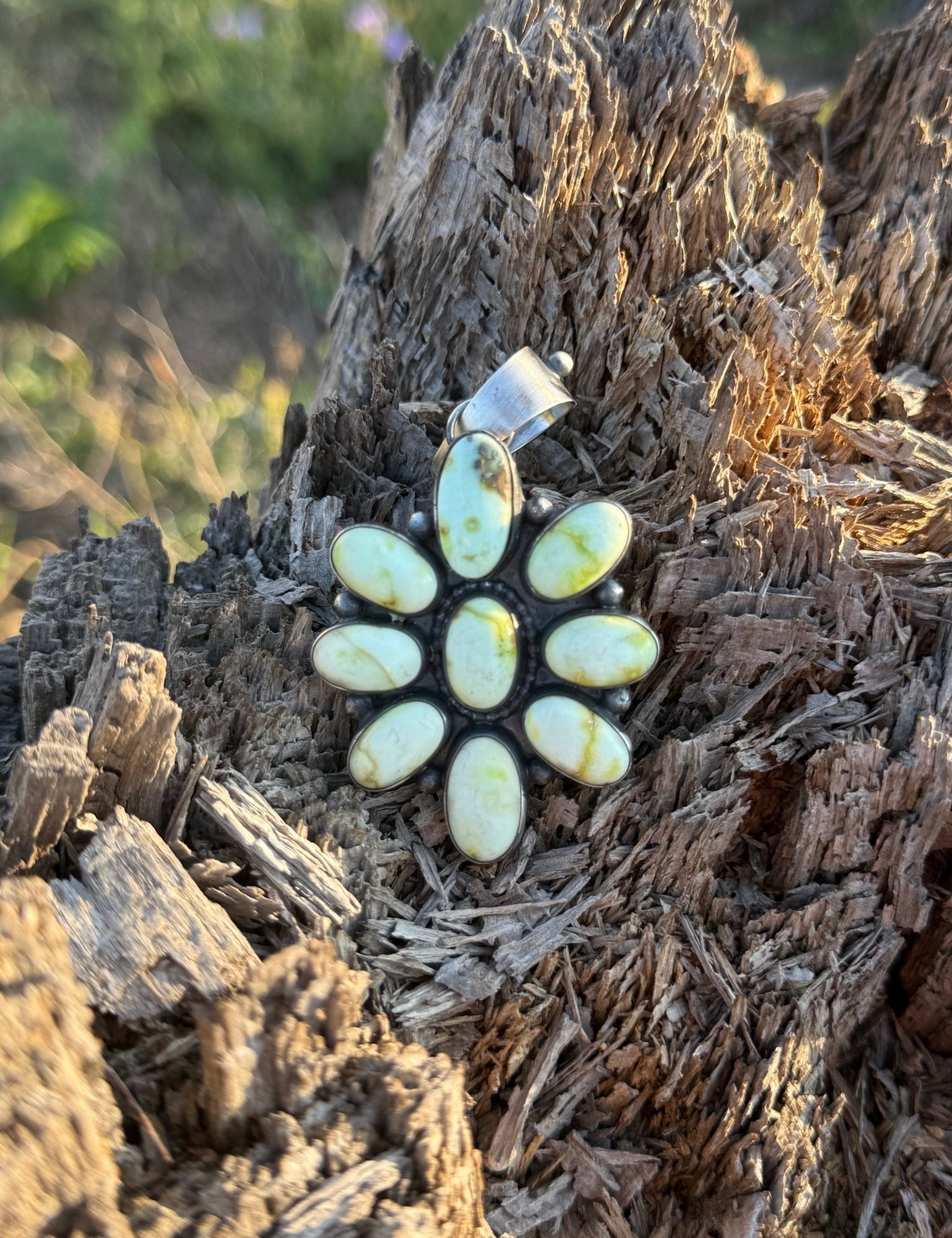 Authentic Palomino Turquoise Pendant