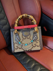 Authentic Pearl and Turquoise Purse Chain Set