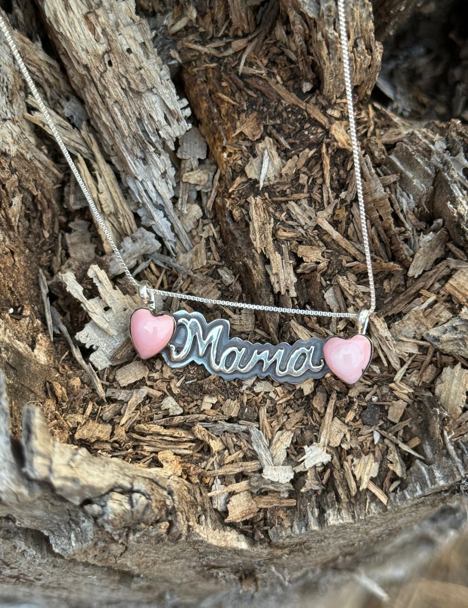 Authentic Pink Conch Mama Necklace