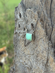 Authentic Roped Square Turquoise Necklace