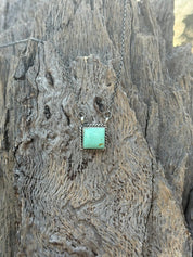 Authentic Roped Square Turquoise Necklace