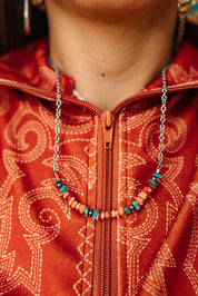 Authentic Spiny Oyster Chip Bead Necklace