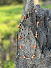 Authentic Stacked Spiny Oyster Beaded Necklace