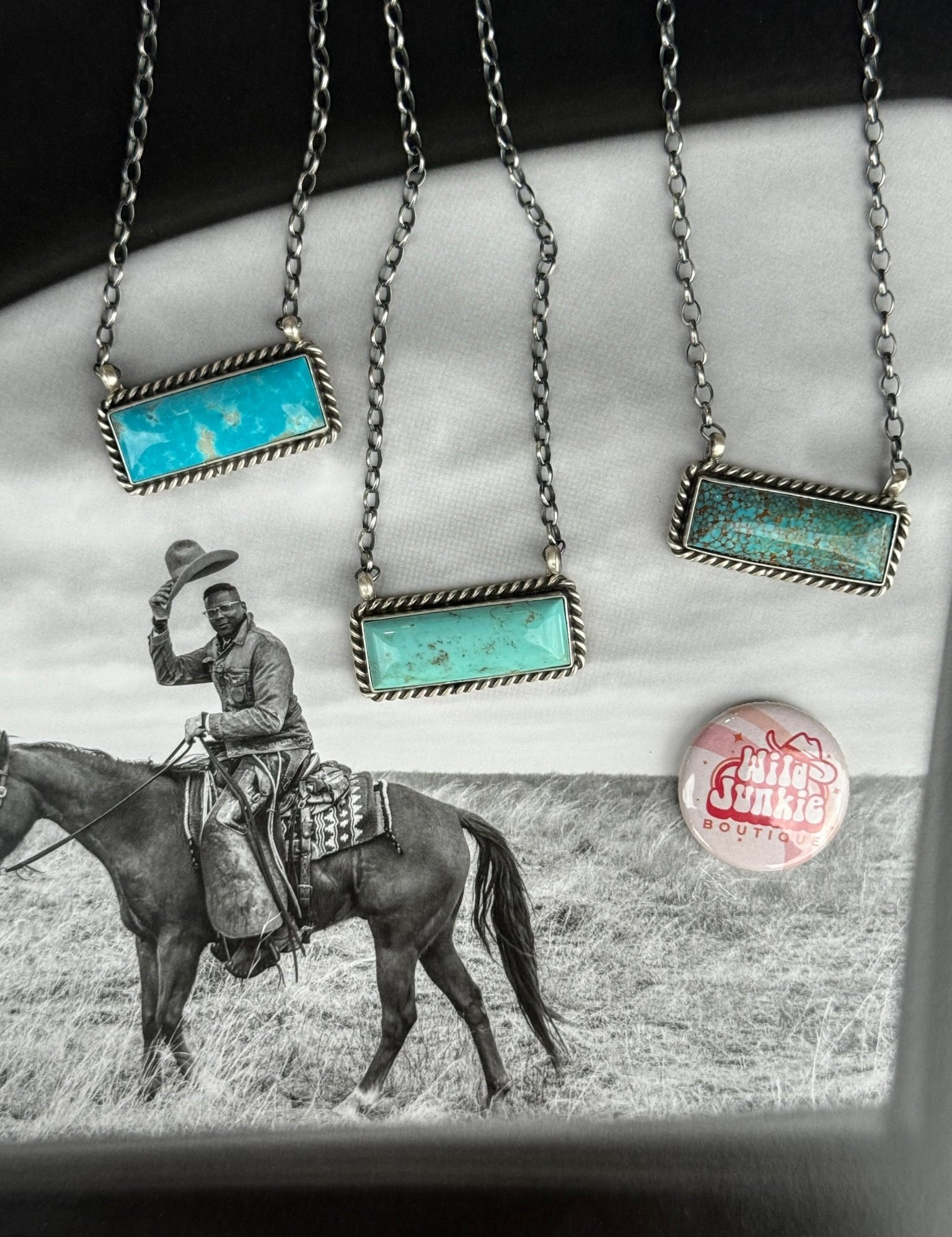 Authentic Turquoise Bar NecklaceRegular