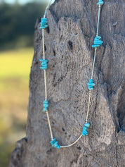 Authentic Turquoise Chips Necklace