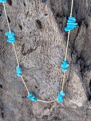 Authentic Turquoise Chips Necklace
