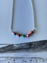 Authentic Turquoise Dahlia Beads Chain Necklace