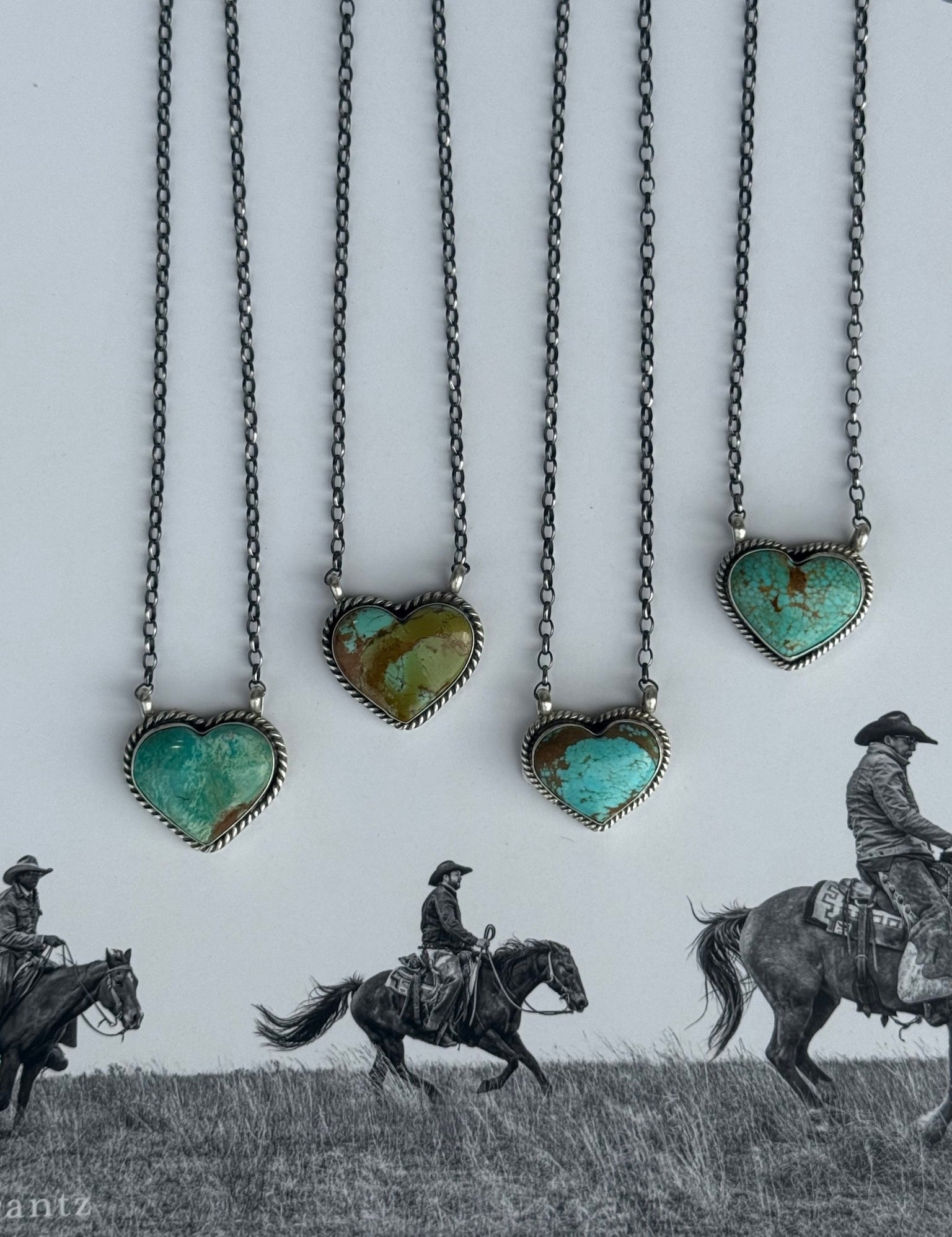 Authentic Turquoise Heart Necklace