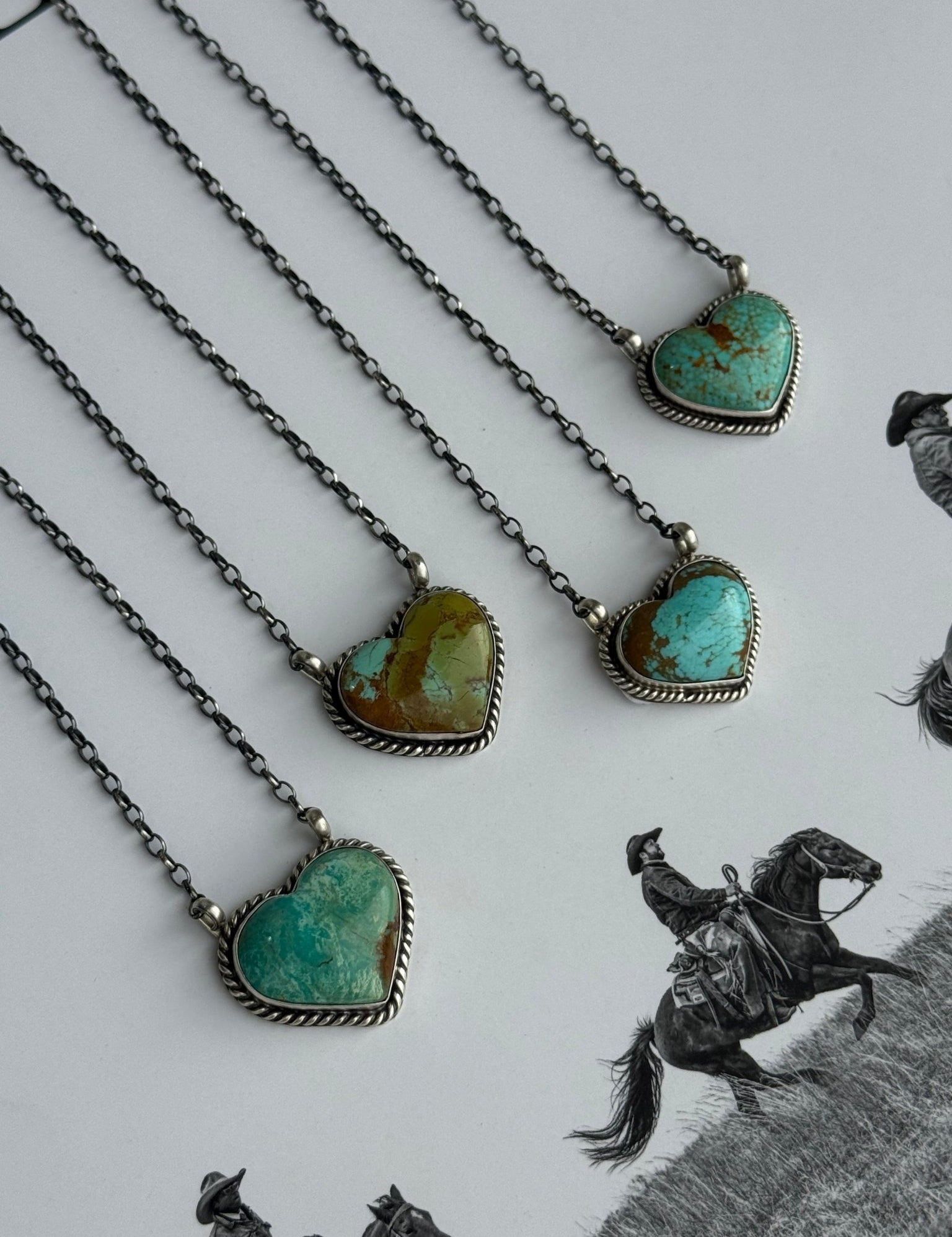 Authentic Turquoise Heart Necklace