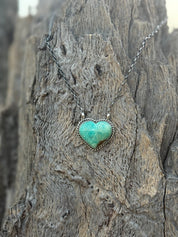 Authentic Turquoise Heart Necklace