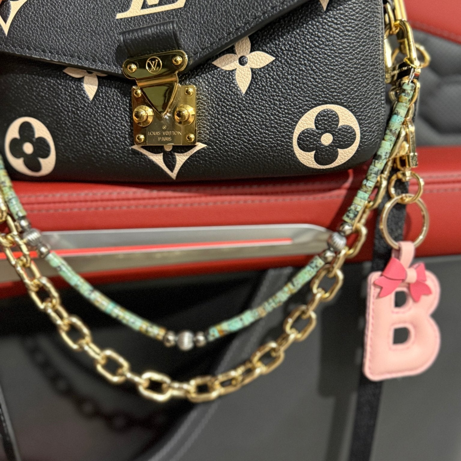 Authentic Turquoise Heishi Purse Chain