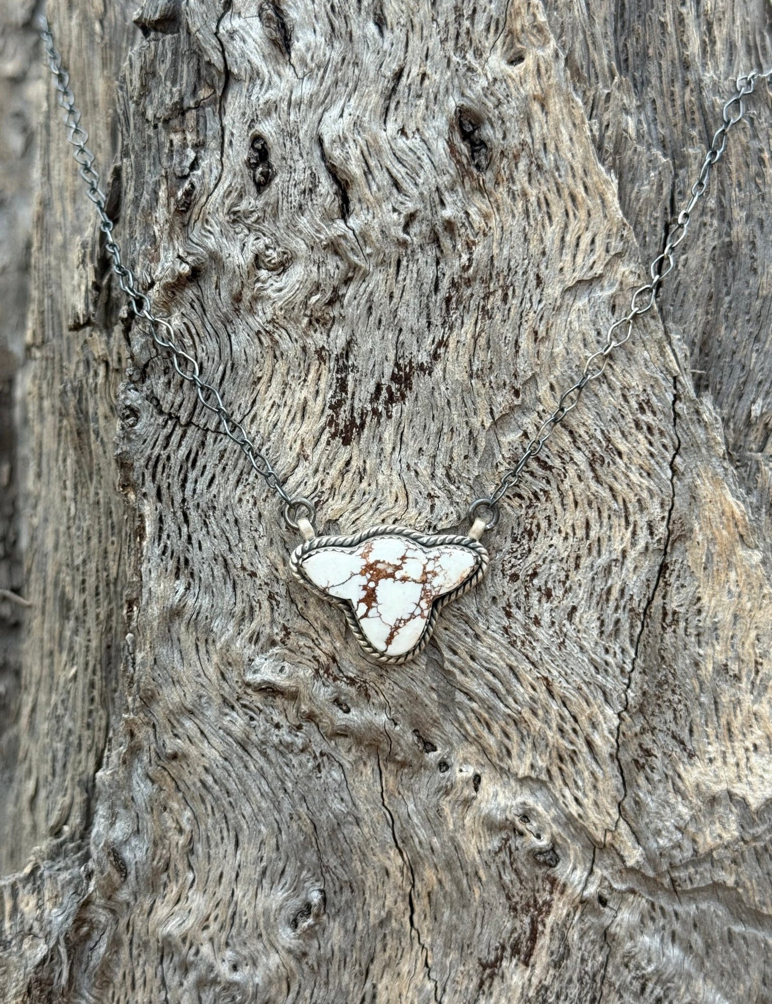 Authentic Wild Horse Cow Head Necklace