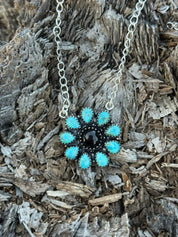 Authentic Wildflower Blossom Chain NecklaceOnyx