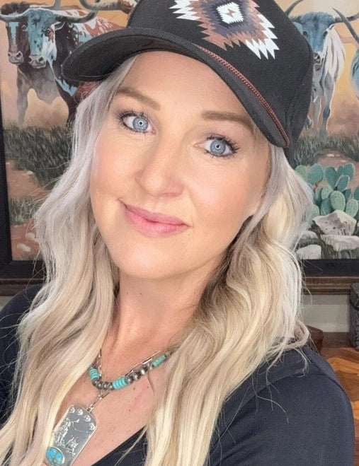 Aztec Black Trucker Hat