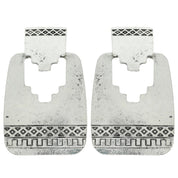 Aztec Concho Post Earrings