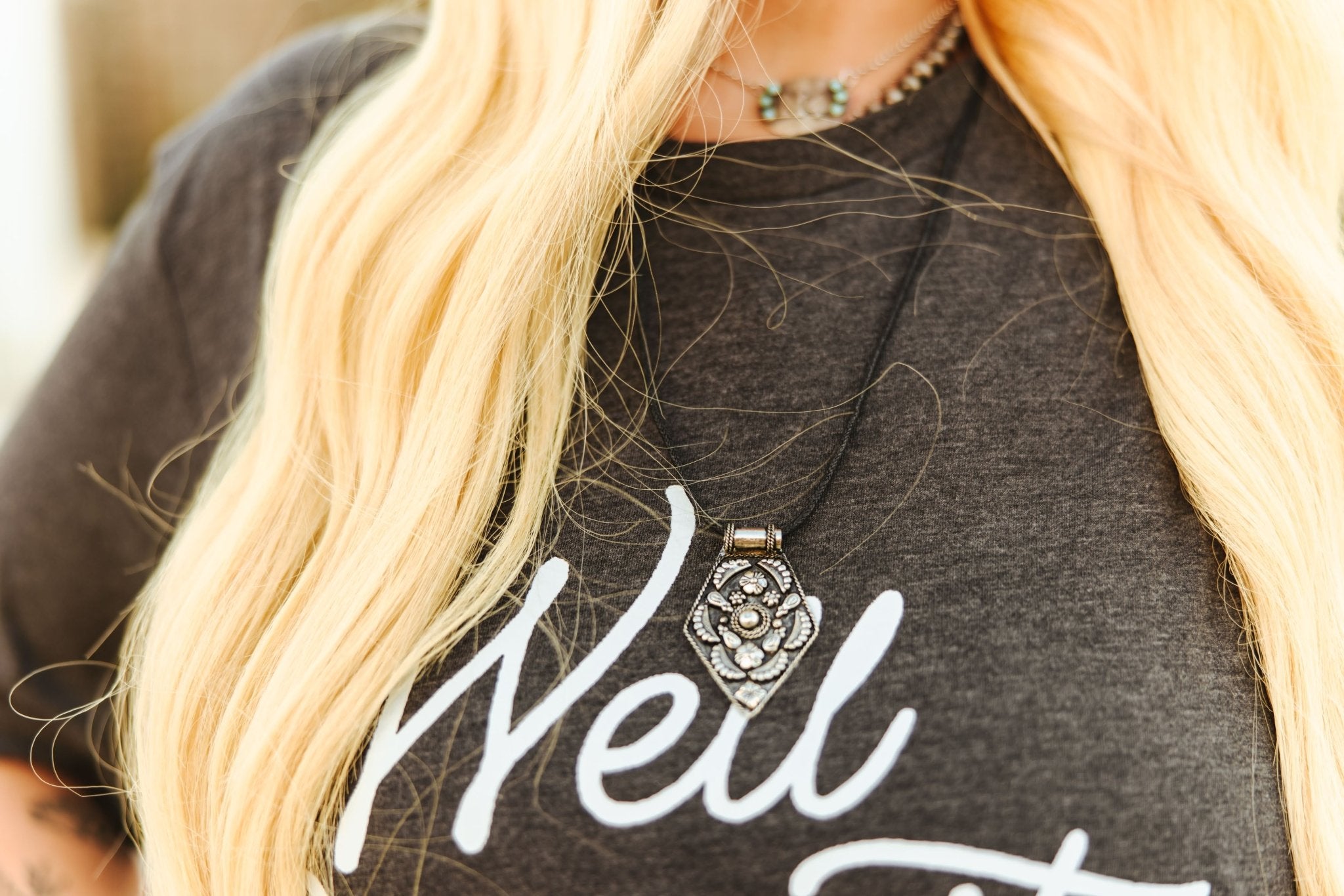 Aztec Cord Necklace