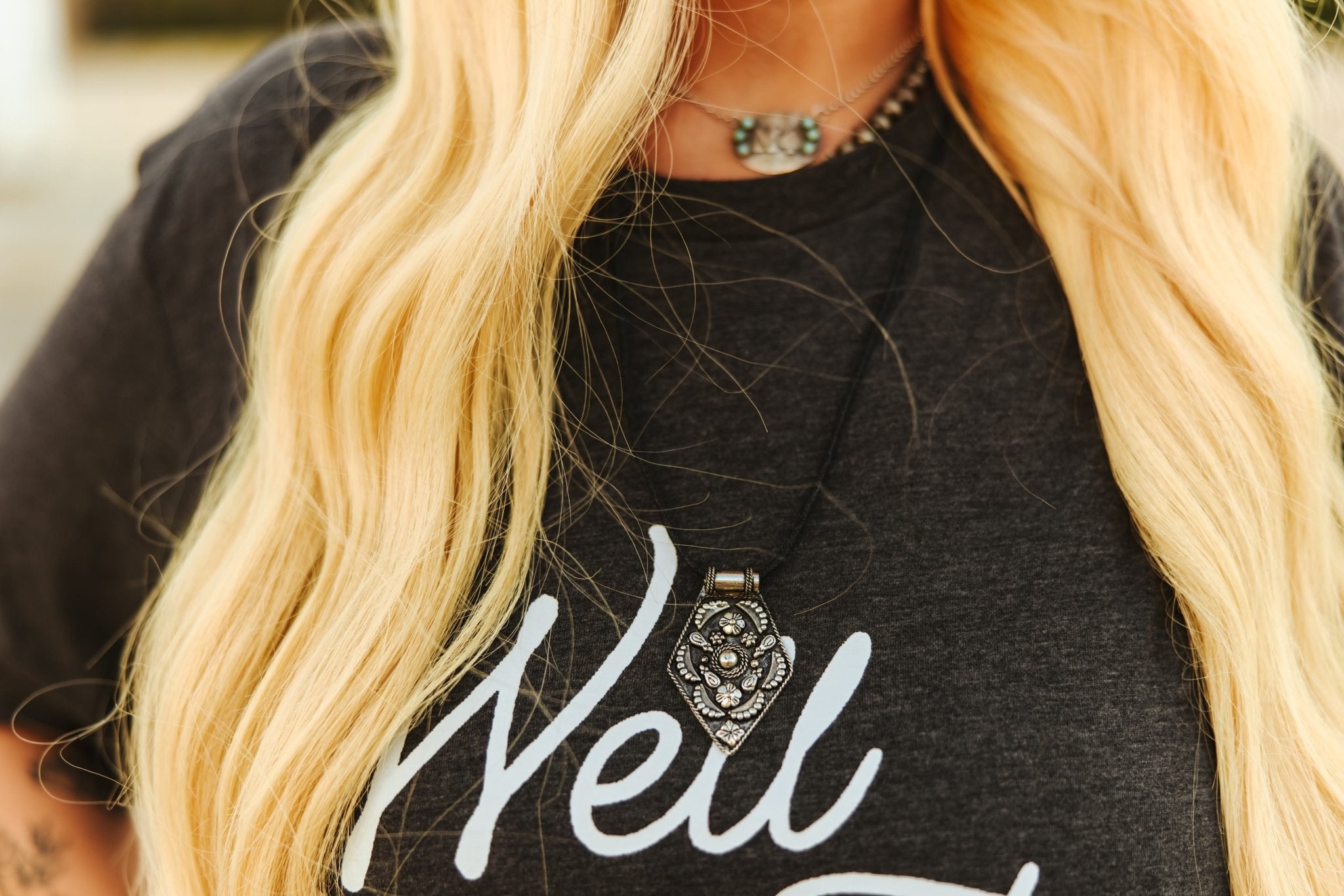 Aztec Cord Necklace