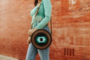 Aztec Eye Round Crossbody BagMultiOS