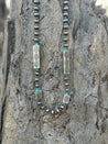 Aztec Geometric Beaded Necklace