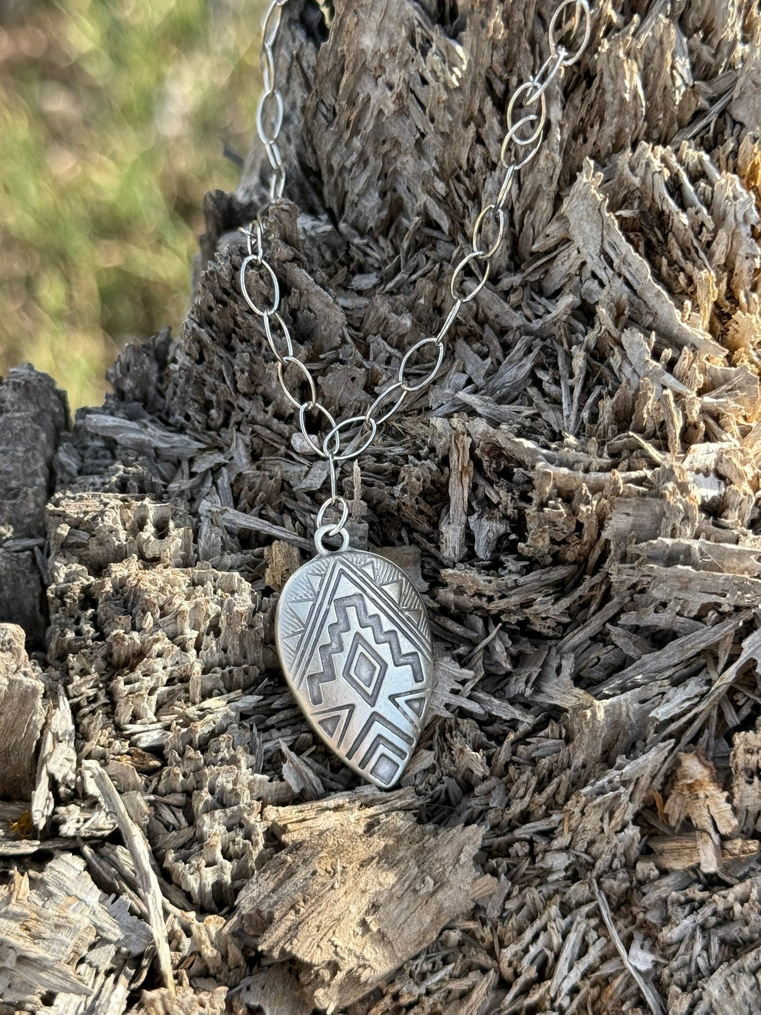 Aztec High Desert Teardrop Necklace