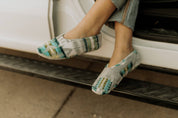 Aztec Slipper Sock - GreyGreyS
