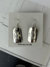 Aztec Star Burst Dangle Earrings