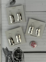 Aztec Sun Burst Dangle Earrings