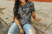 Bandana Print Short Sleeve TeeS