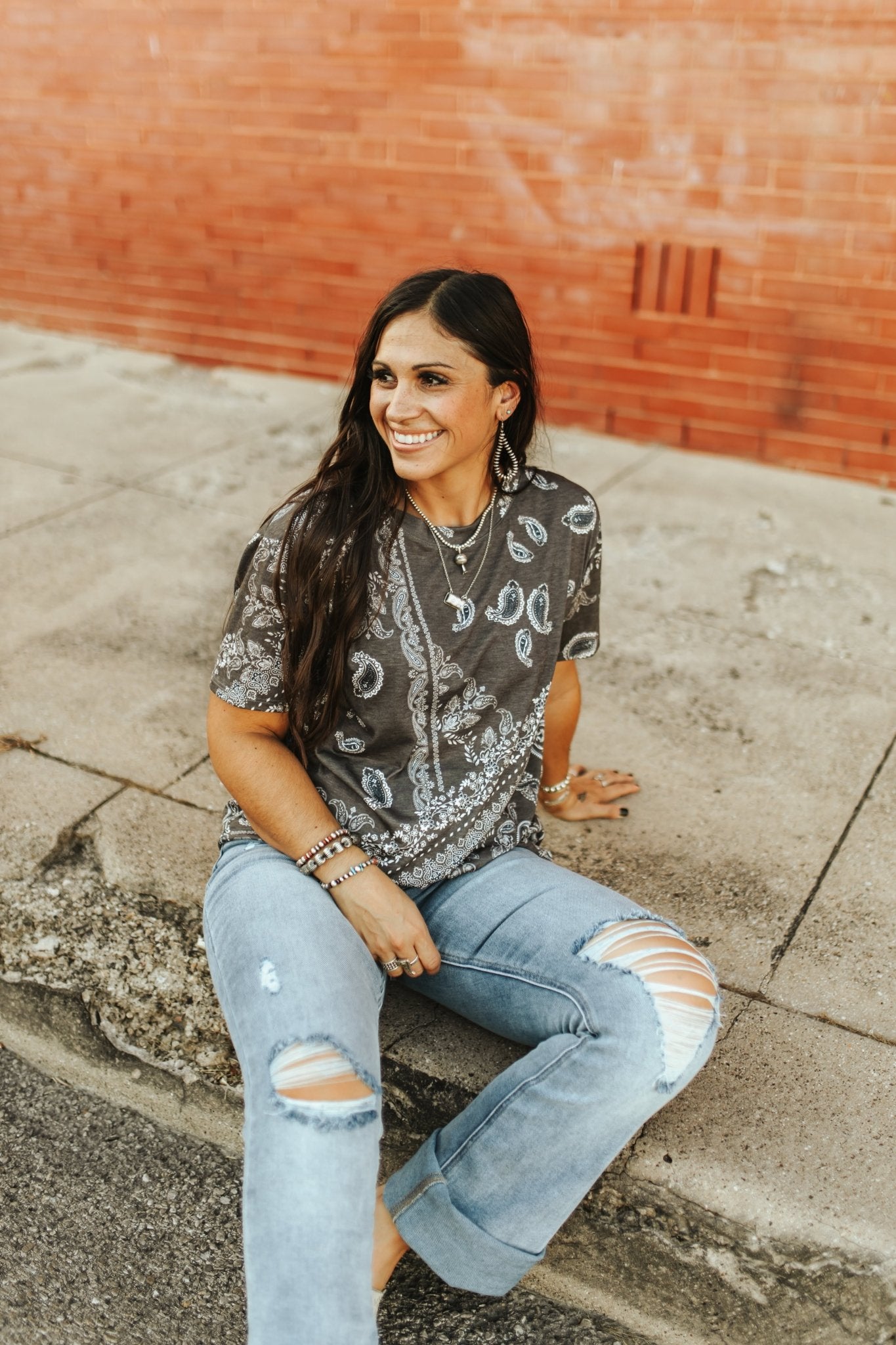 Bandana Print Short Sleeve Tee – Wild Junkie