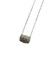 Belt Buckle Initial Necklace - PREORDERA